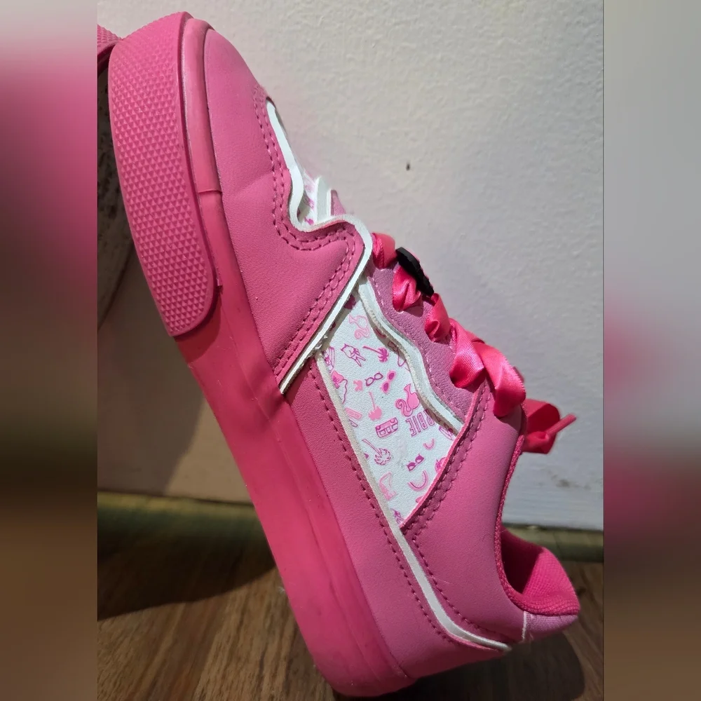 Girl's Ground Up Barbie Sneakers, Size 1 Y - Picture 7 of 11